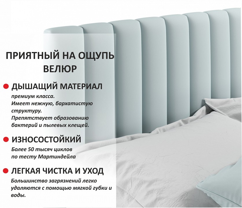 Кровать двуспальная Olivia 2000x1600