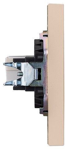 Розетка Ethernet RJ-45 и со шторками, без рамки Kranz STRONG KR-78-0724-8