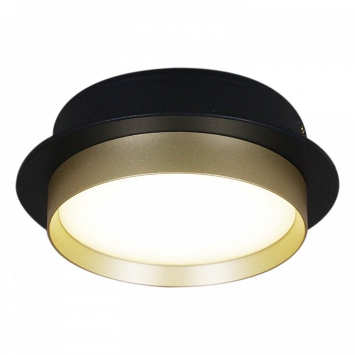 Встраиваемый светильник Reluce  53005-9.0-001RLD GX53 BK+GD