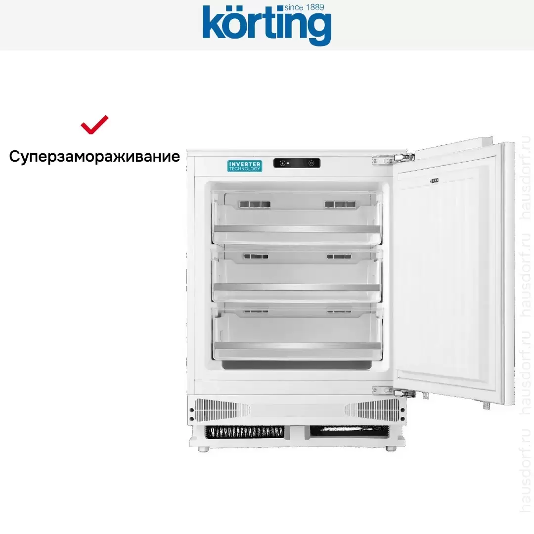 Встраиваемая морозильная камера Korting KSI 8217 F