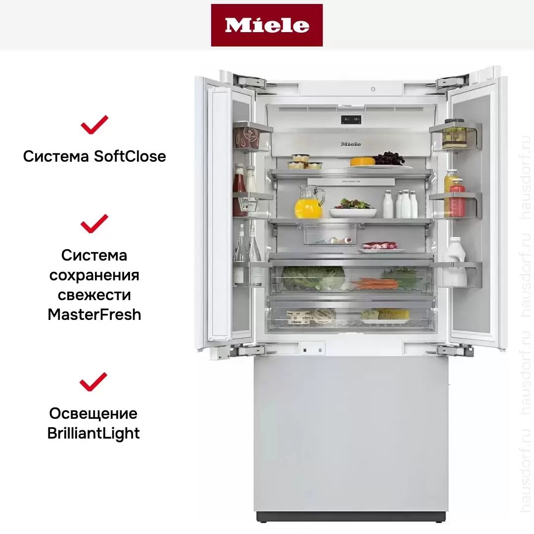 Встраиваемый холодильник с морозильником  Miele KF2981Vi