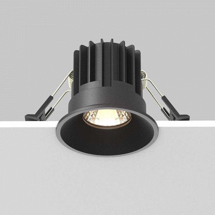 Встраиваемый светильник Maytoni Technical Раунд DL058-7W3K-B