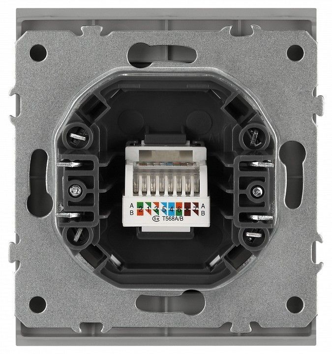 Розетка Ethernet RJ-45 без рамки Эра Arktik Б0070476