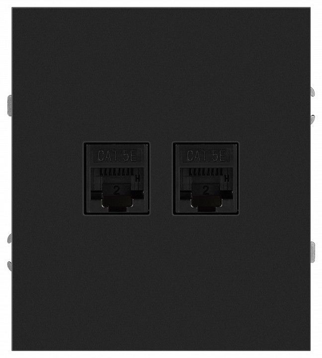 Розетка двойная Ethernet RJ-45 без рамки Эра Arktik Б0070488