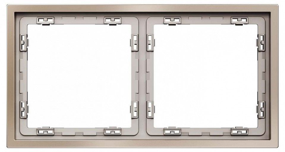 Рамка на 2 поста Voltum S70 METAL VLSM120210