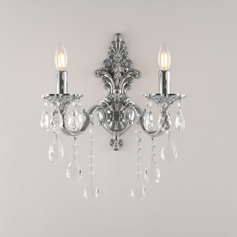 Бра Bohemia Ivele Crystal AL7801 AL7801B14/2/175 B Ni