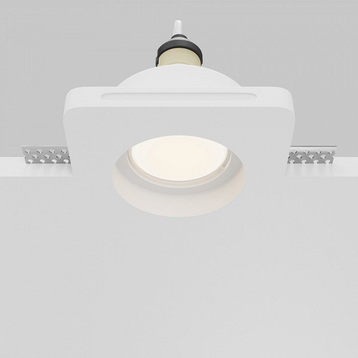 Встраиваемый светильник Maytoni Technical Gyps Modern DL002-GU10-01-W