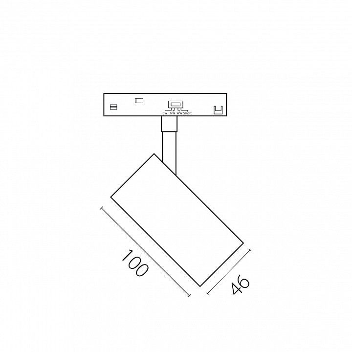 Светильник на штанге Lightstar Uno CCT 209507CCT