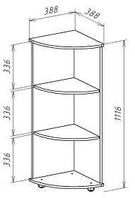 Стеллаж МФ Jazz С10 С-10С