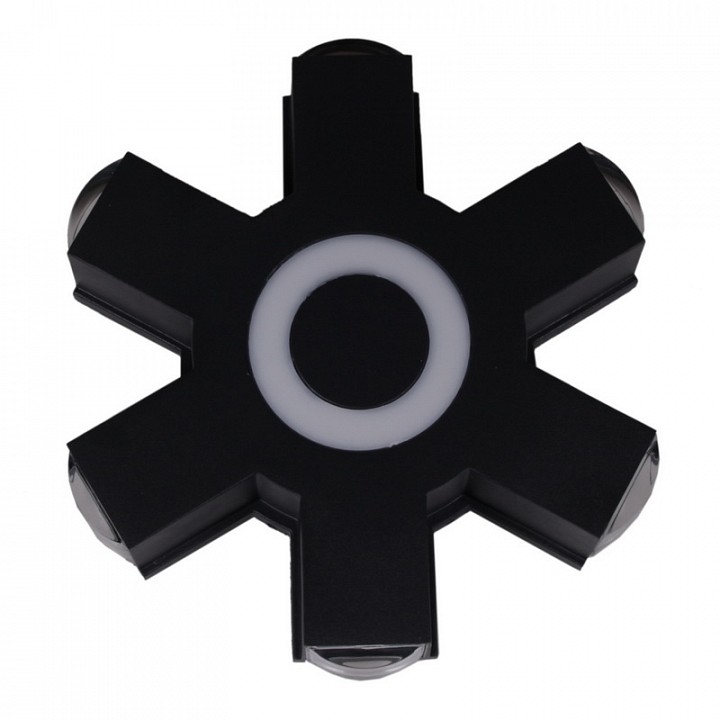 Накладной светильник Reluce  08231-9.2-007U LED4W+6*3W RGB BK