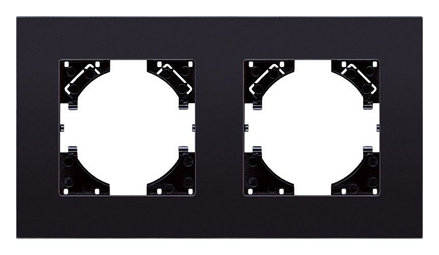 Рамка на 2 поста Kollinger Reflex MG RM2BK
