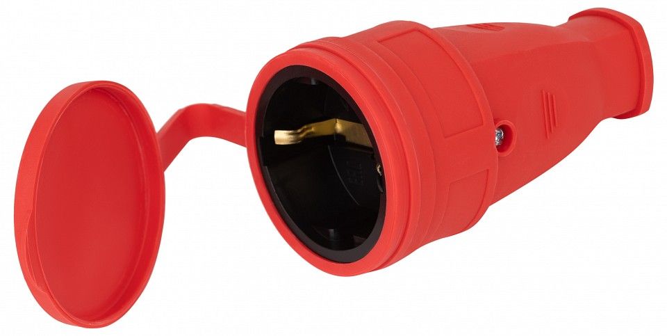 Розетка с заземлением Эра  RX10-R-IP44