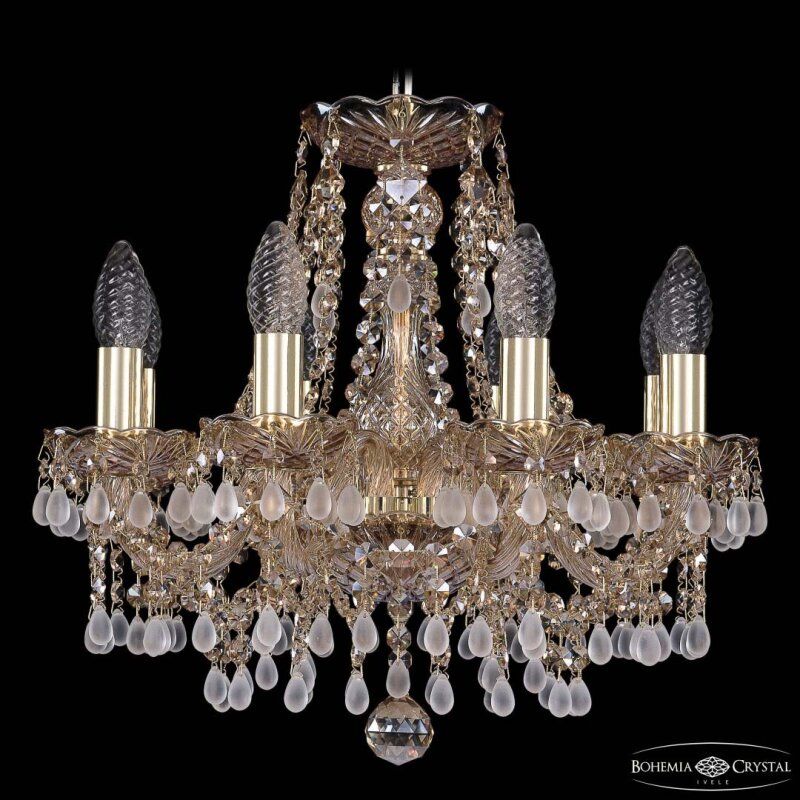 Подвесная люстра Bohemia Ivele Crystal 1410 1410/8/141 G V0300 M721