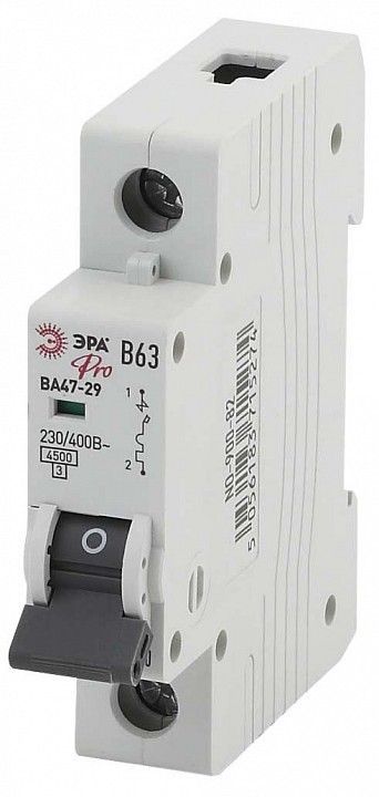Автоматический выключатель 1P Эра ВА47-29 NO-900-82