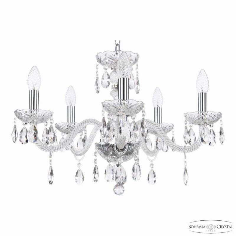 Подвесная люстра Bohemia Ivele Crystal 117 117/5/195 Ni