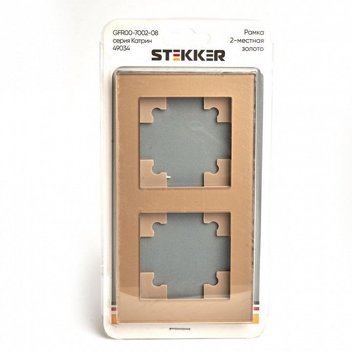 Рамка на 2 поста Stekker Катрин 49034