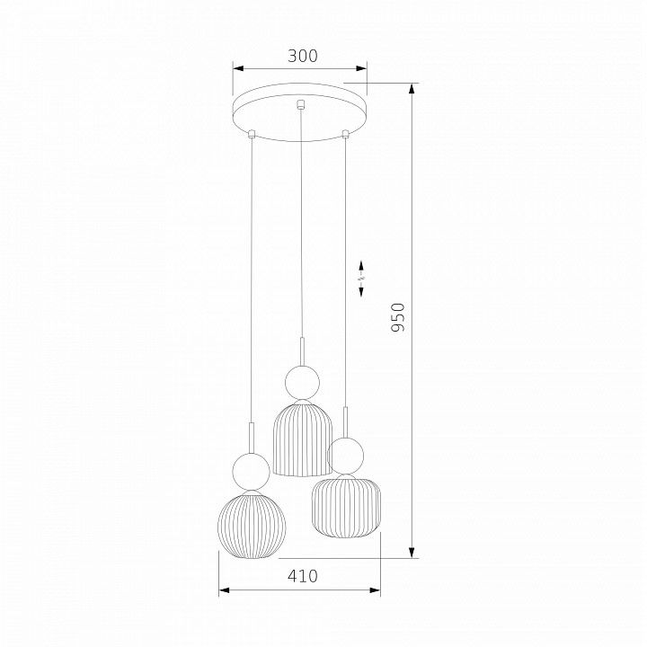 Подвесная люстра TK Lighting  11148