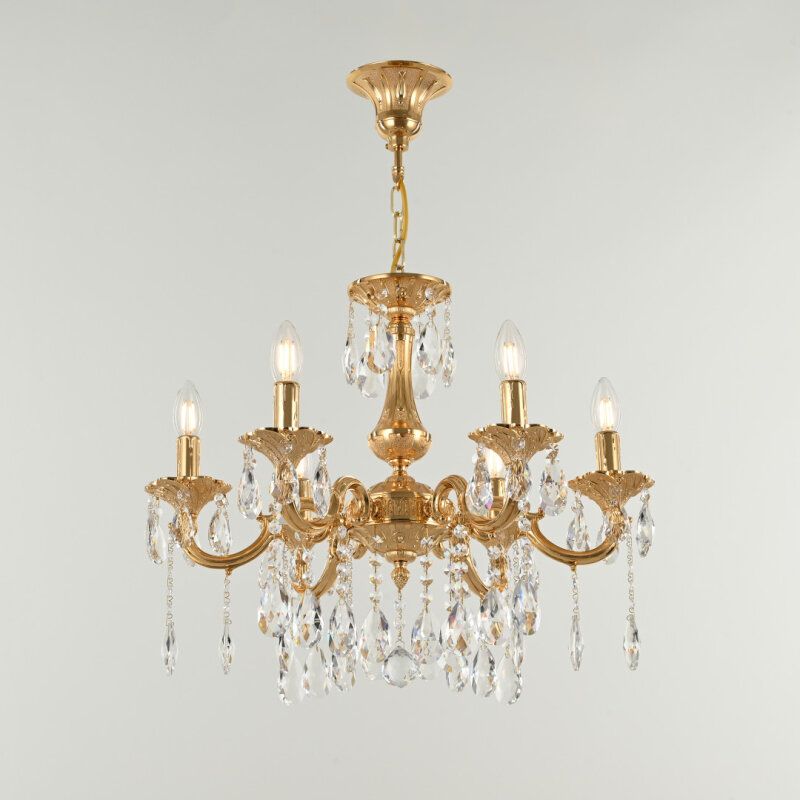 Подвесная люстра Bohemia Ivele Crystal AL77 AL77101/6/175 A G