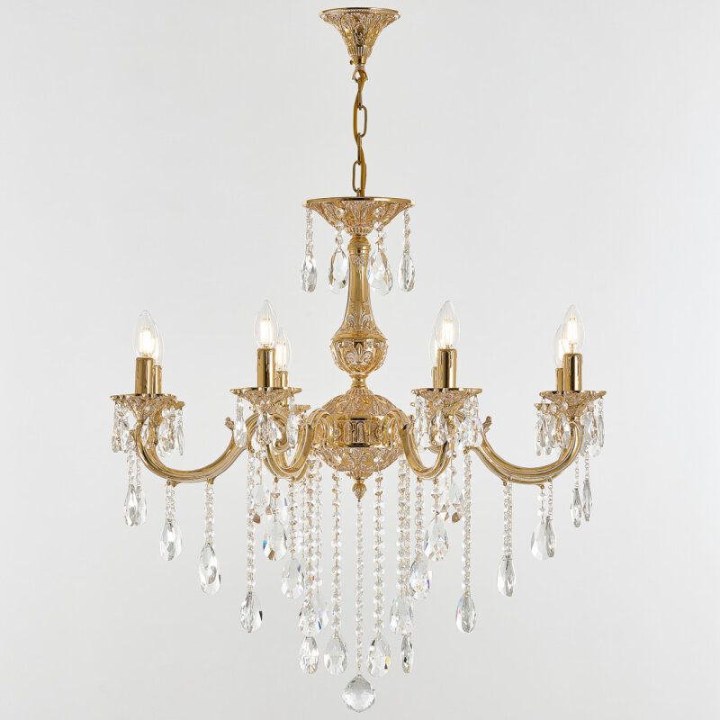 Подвесная люстра Bohemia Ivele Crystal AL7801 AL78101/8/250 B GW