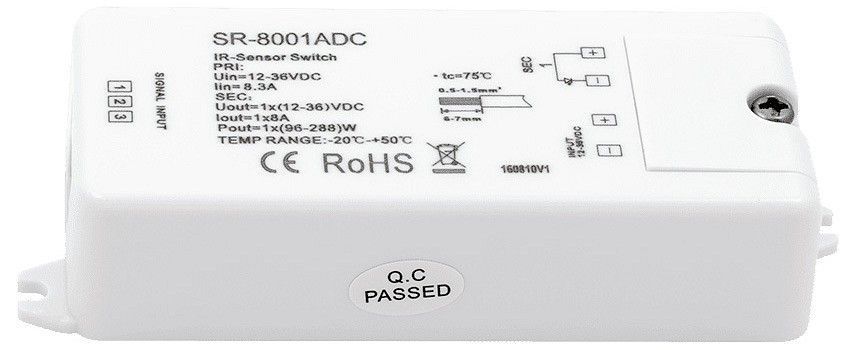Контроллер-выключатель SWG ИК-датчики 'взмаx руки' SR-8001ADC