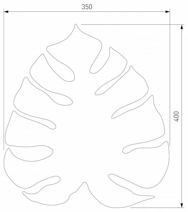 Накладной светильник TK Lighting Monstera 5422 Monstera