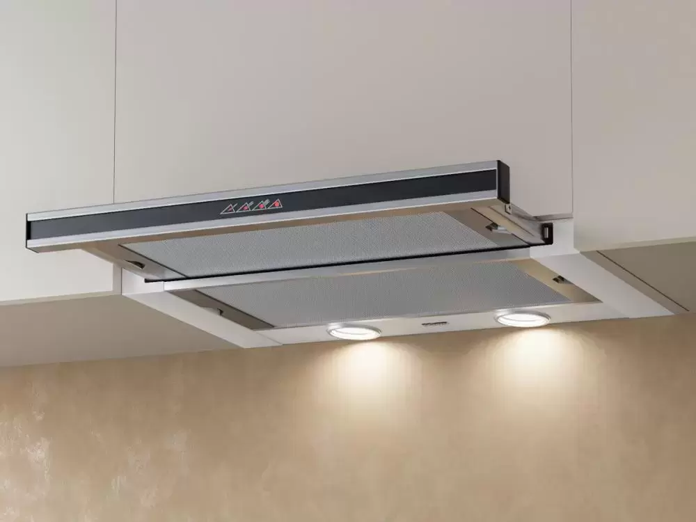 Встраиваемая вытяжка KRONA KAMILLA sensor 600 inox (2 мотора)