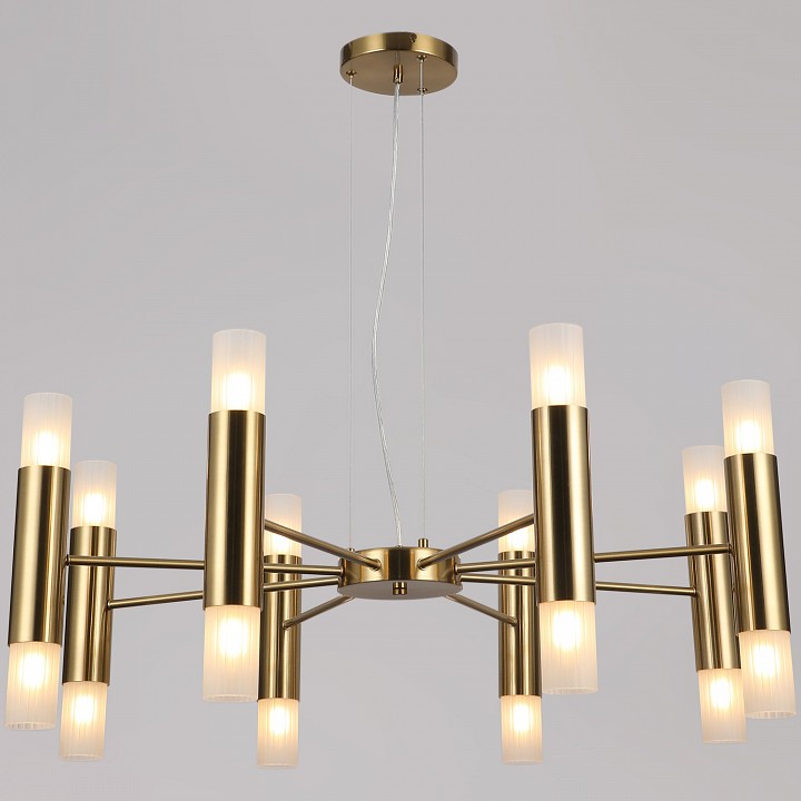 Подвесная люстра ILLUMICO BRASS IL0314-16P-79 BRASS