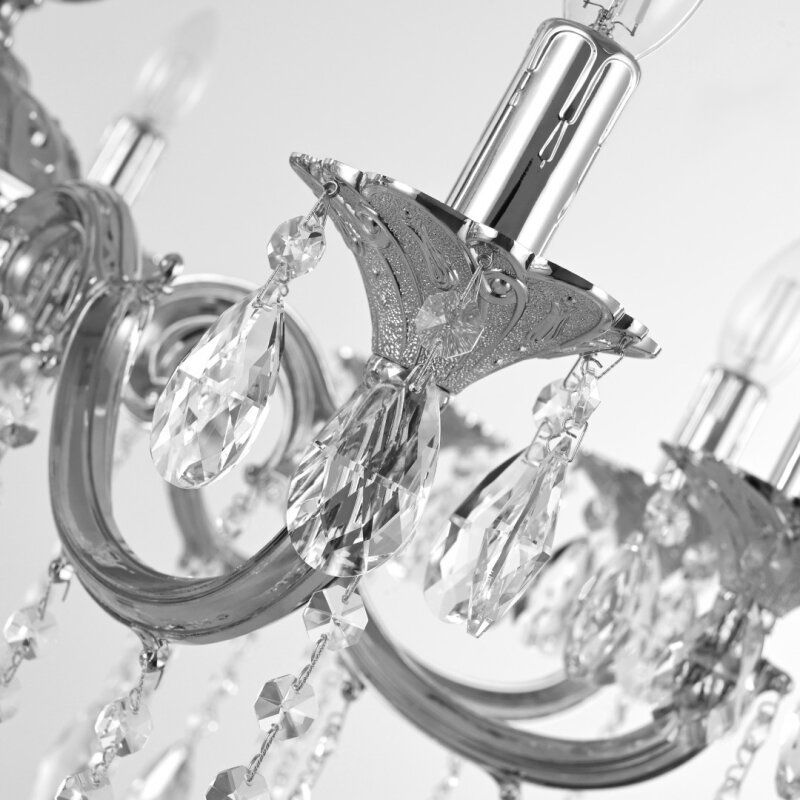 Подвесная люстра Bohemia Ivele Crystal AL77 AL77101/6/175 B Ni