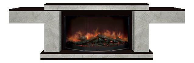 Комплект из электрокамина напольного и портала (217.5х41.5х70 см) Тауэр Марсель Rondo S86 ТА000021