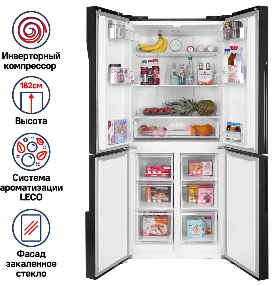 Холодильник Maunfeld MFF182NFBE
