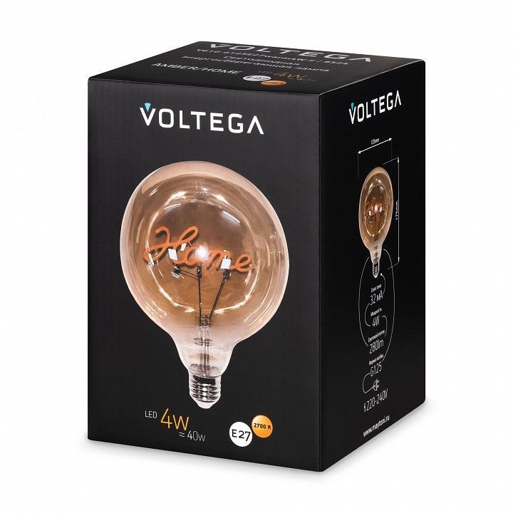 Лампа светодиодная Voltega  E27 4Вт 2700K 8524