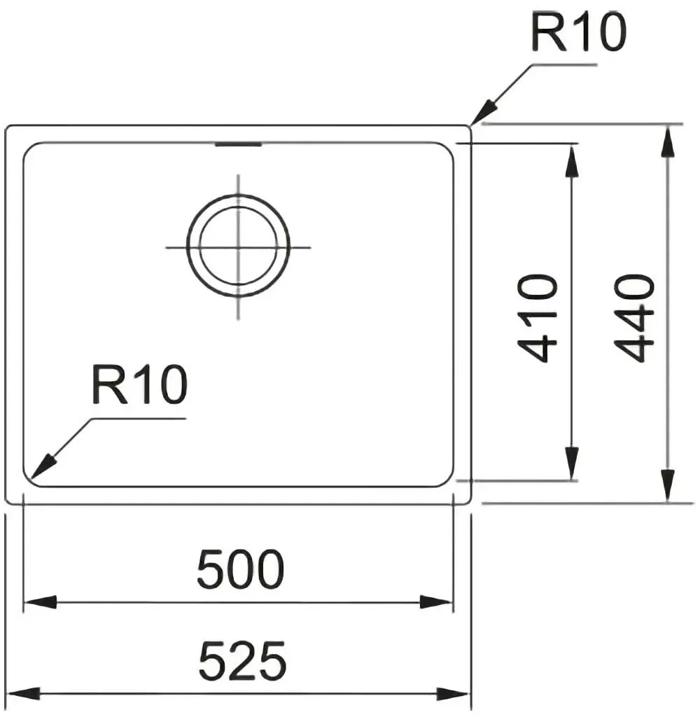 Мойка Franke Sirius SID 110-50 сахара