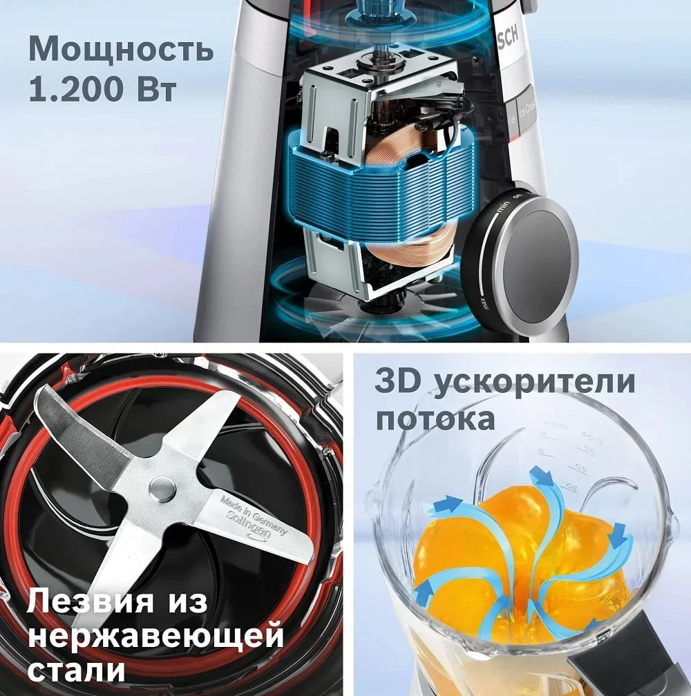 Блендер Bosch MMB6141B черный