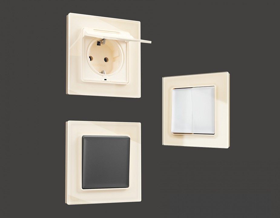 Рамка на 4 поста Ambrella Volt ALFA AF330304