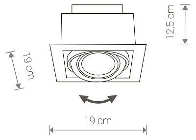 Встраиваемый светильник Nowodvorski Downlight 9573