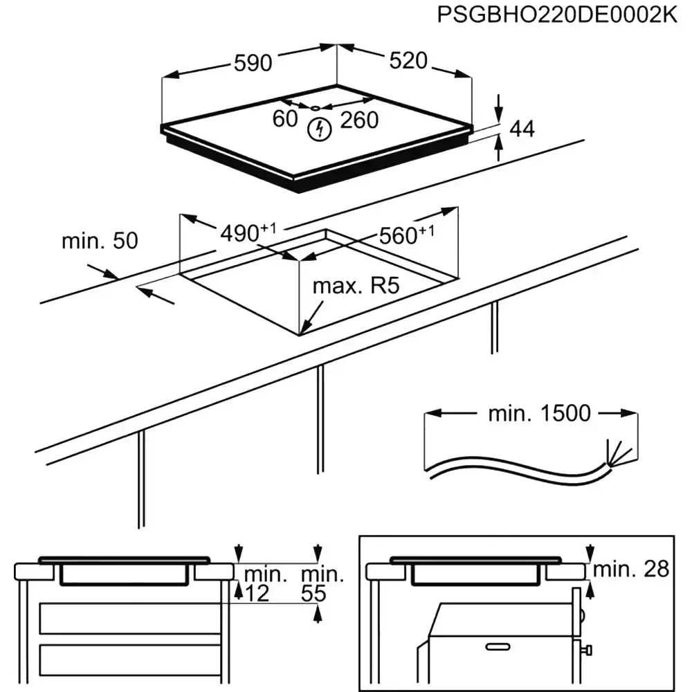 Варочная панель Electrolux KIS62443