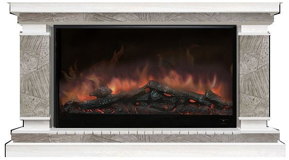 Комплект из электрокамина напольного и портала (143x45x82.5 см) Лорд Марсель Premier S14 ЛО000069