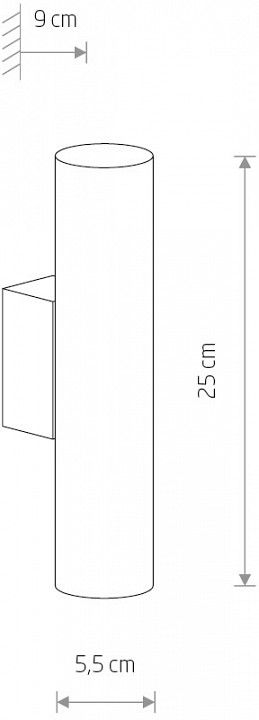 Бра Nowodvorski Eye wall 8074