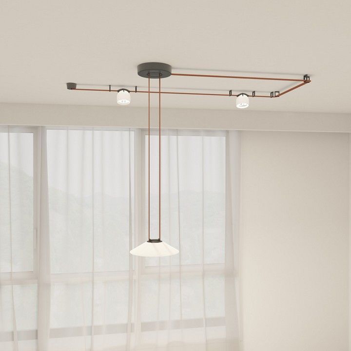 Накладной светильник Denkirs BELTY SPOT DK5540-WH+BK