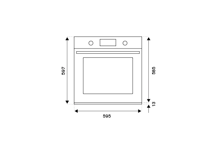 Духовой шкаф Bertazzoni F6011HERVPTNE/23