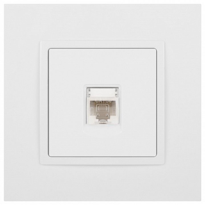 Розетка Ethernet RJ-45 без рамки Эра Эра Elegance 14-3107-01М