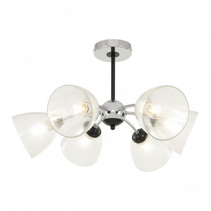 Люстра на штанге Arte Milano Napoli-329007 329007/3+3 CR.BK