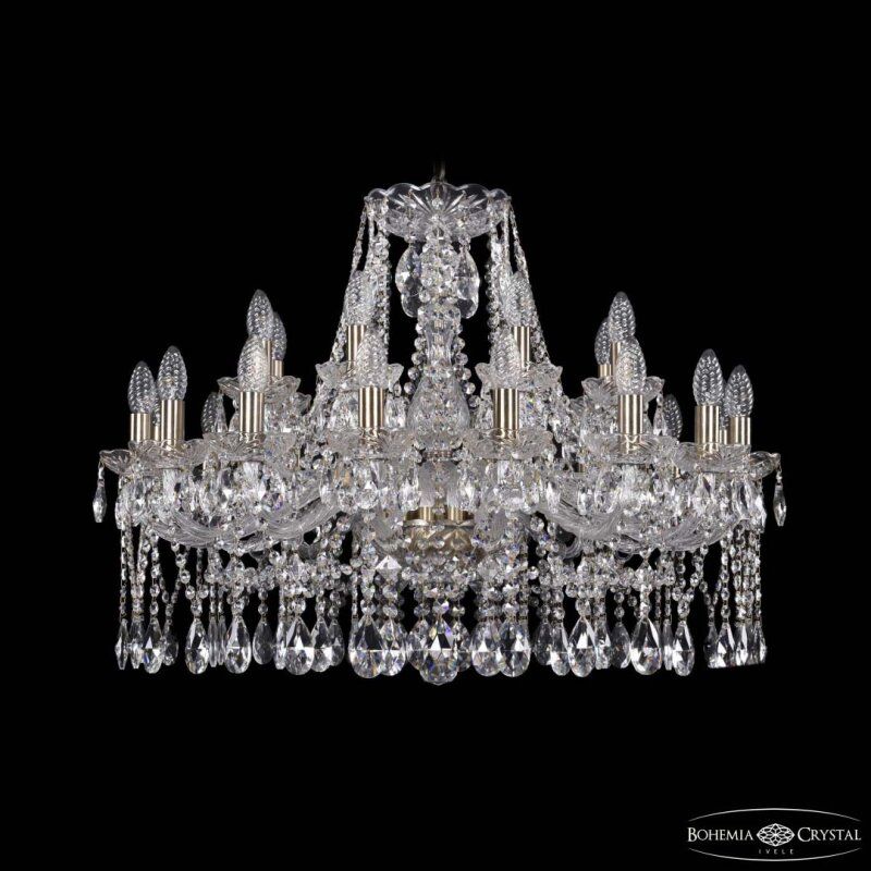 Подвесная люстра Bohemia Ivele Crystal 1413 1413/16+8/300 Pa