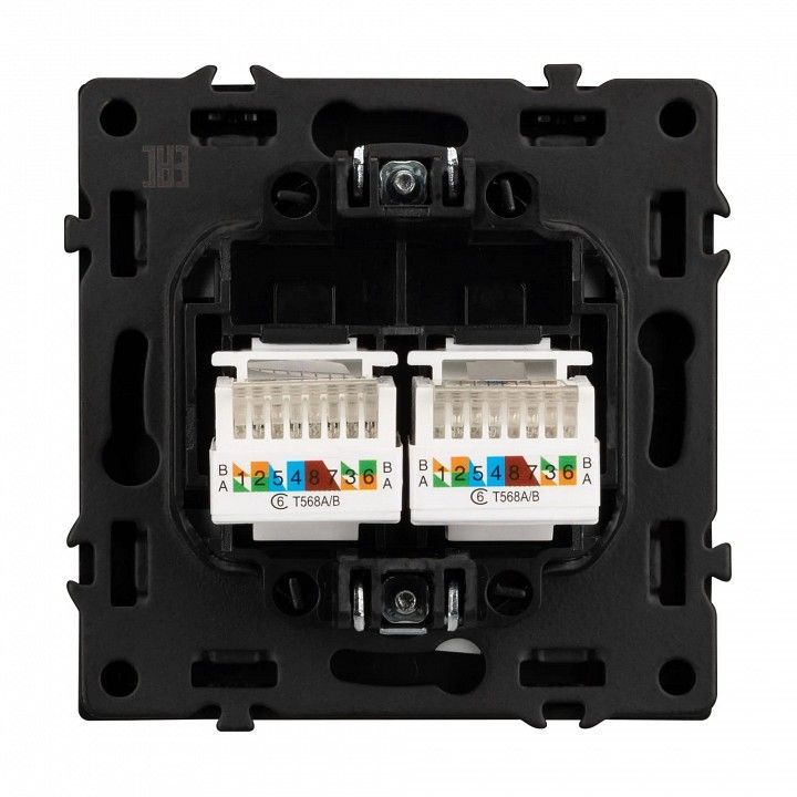 Розетка двойная Ethernet RJ-45 без рамки Arlight SCT 054313