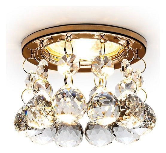 Встраиваемый светильник Ambrella Light K K2051 CL/G Встраиваемый светильник Ambrella Light K K2051 CL/G