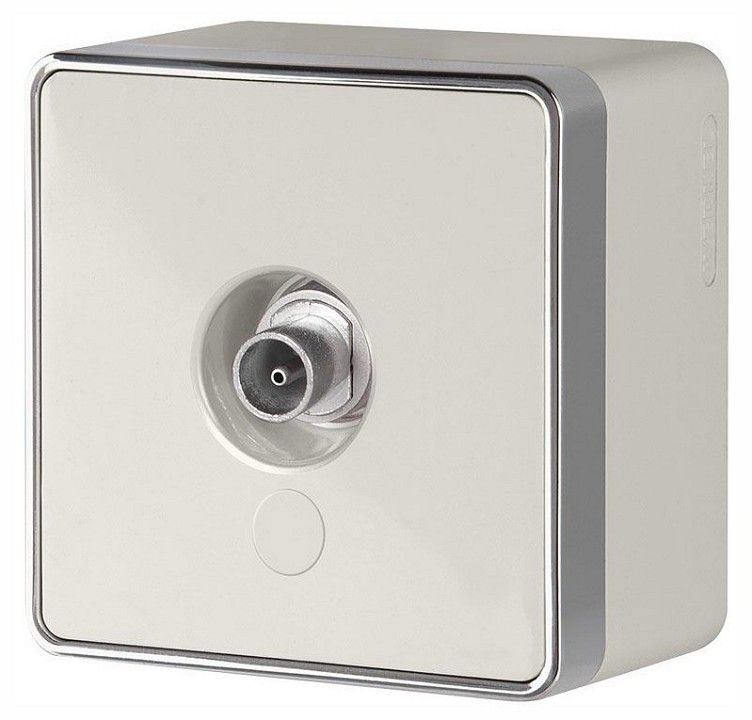 ТВ-розетка оконечная Werkel Gallant слоновая кость W5083003