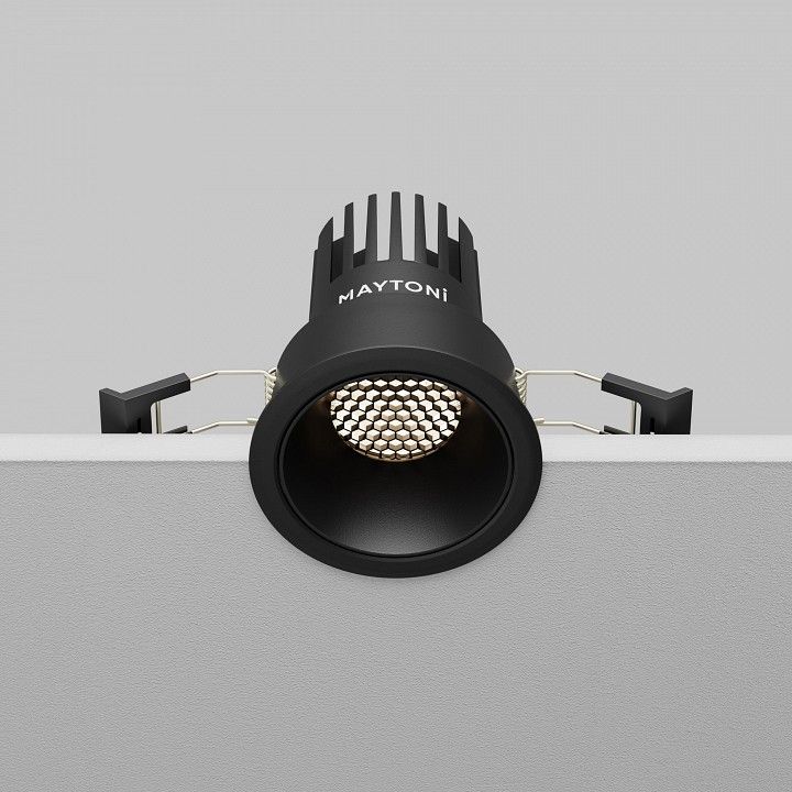 Встраиваемый светильник Maytoni Technical Омут DL115-10W-4K-B