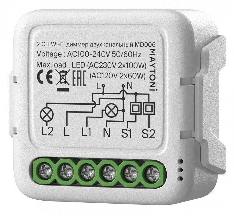 Контроллер-диммер Wi-Fi для смартфонов и планшетов Maytoni Technical Диммеры MD006