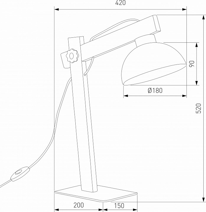 Настольная лампа декоративная TK Lighting Oslo 5347 Oslo