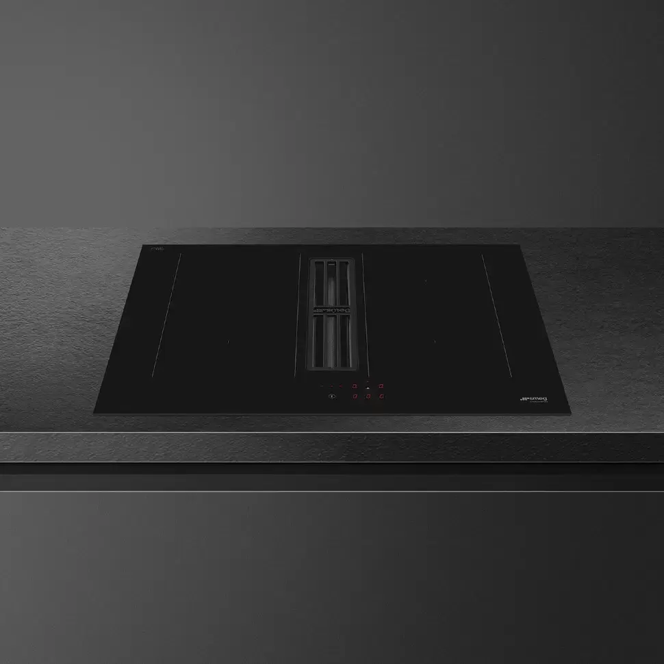 Варочная панель с вытяжкой Smeg HOBD472D
